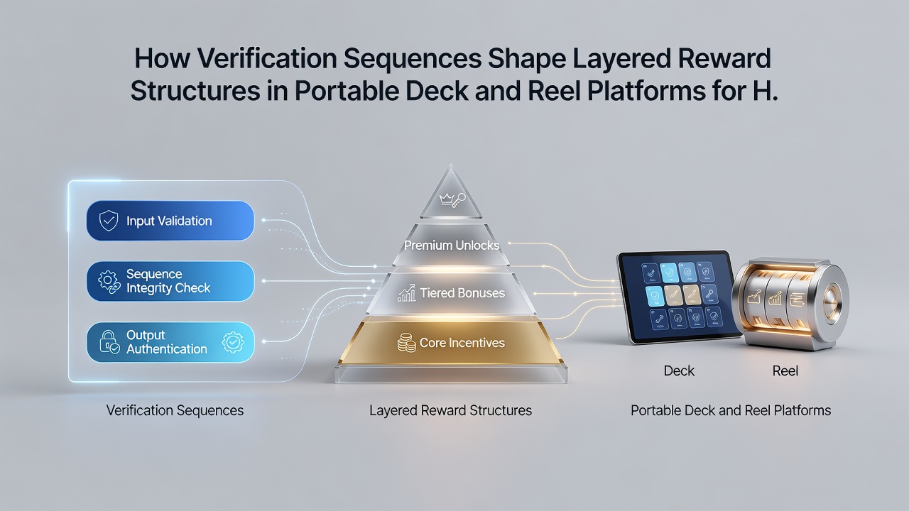 Gestaffelte Belohnungen und Verifizierung in mobilen Deck- und Reel-Plattformen