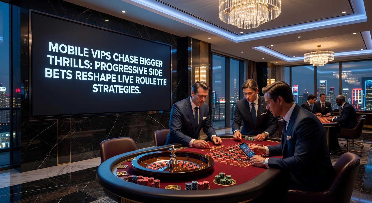 Grafik mit progressiven Jackpot-Wachstum in Live Roulette auf Mobilgerät