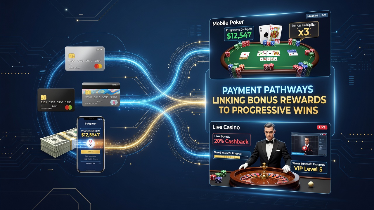 Integration von Zahlungswegen und progressiven Gewinnen in Live-Casinos